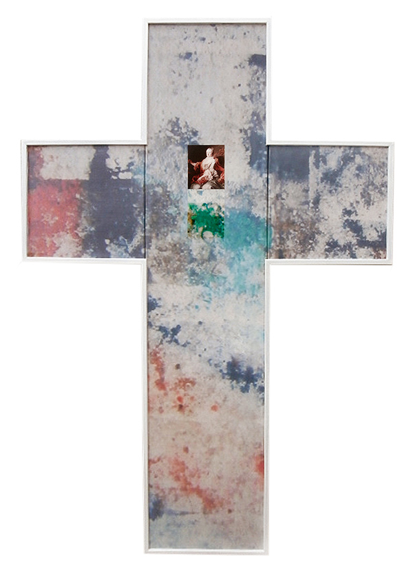 "Kríž", 120x180cm, komb. tech., 2018
