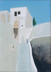 "Santorini", 25x35cm, olej, 2006, vo vlastníctve