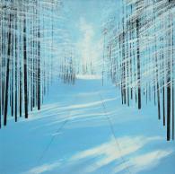 "Winter II.", 100x100cm, oil, 2007