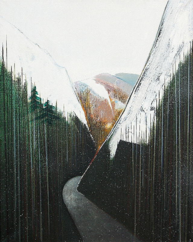 "Maninská tiesňava", 80x100cm, olej, 2009