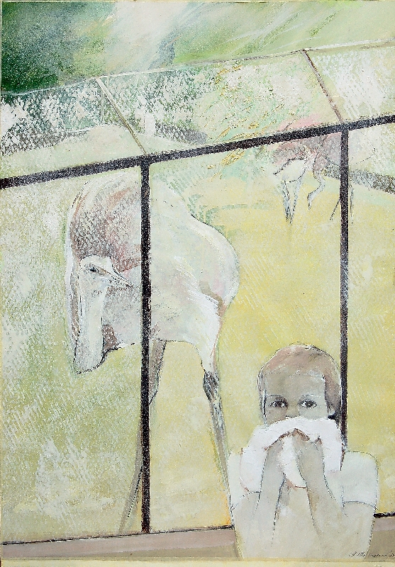 "Zoo", 80x100cm, tempera, 1981