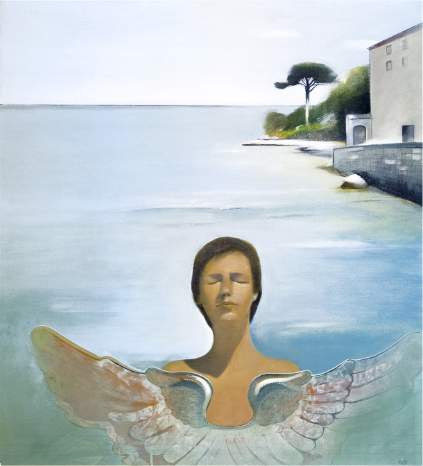 "Snenie chlapca", 105x95cm, olej, 2010