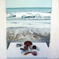 "Seaside still life", 85x85cm, oil, 2010
